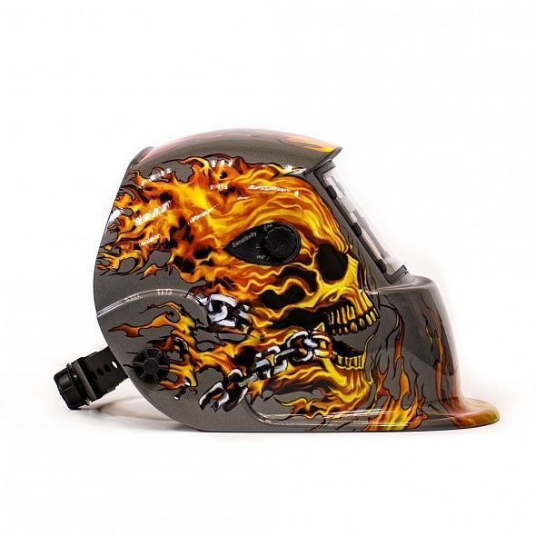 Маска сварочная Хамелеон Aurora A777 HEAVY METAL 4